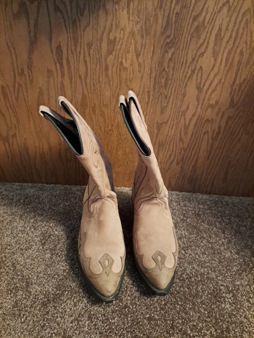 Vintage WRANGLER RB889 W.B. Masterson Special Edition Leather Cowboy Boots - Picture 2 of 10